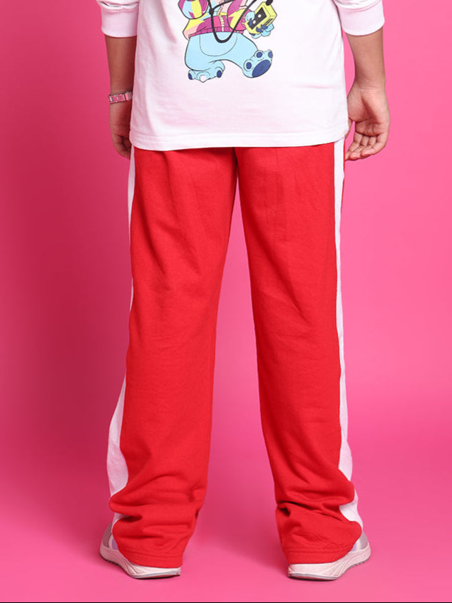 STITCH JOGGER FOR BOYS & GIRLS (RED)