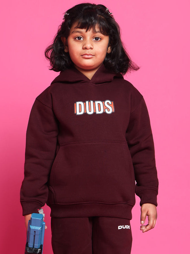 SNOOPY OVERSIZED HOODIE BOYS & GIRLS (WINE)