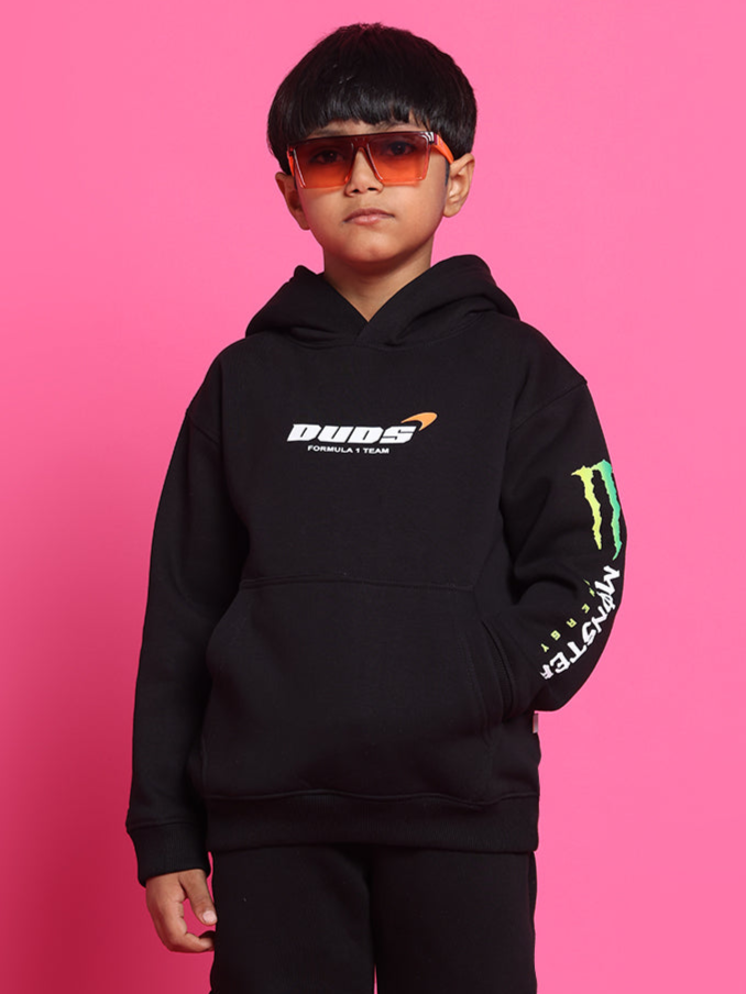 Monster Oversized Hoodie Boys & Girls (Black)