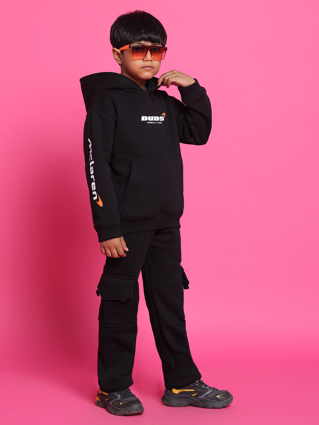 Monster Oversized Hoodie Boys & Girls (Black)