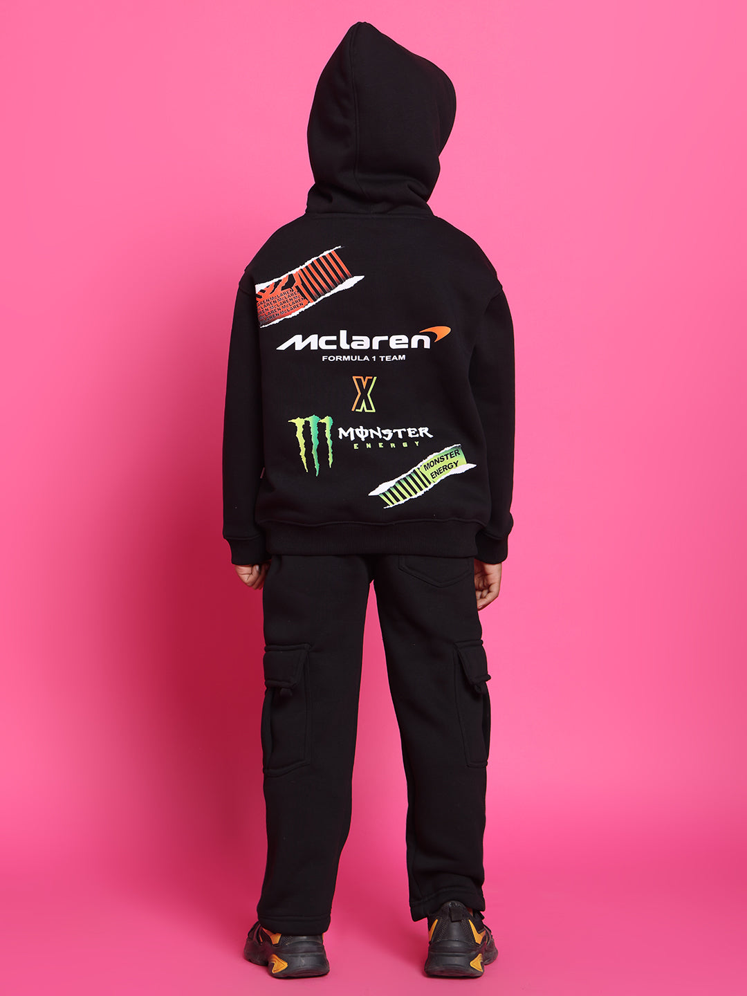 MONSTER CO-ORD FOR BOYS & GIRLS (BLACK)