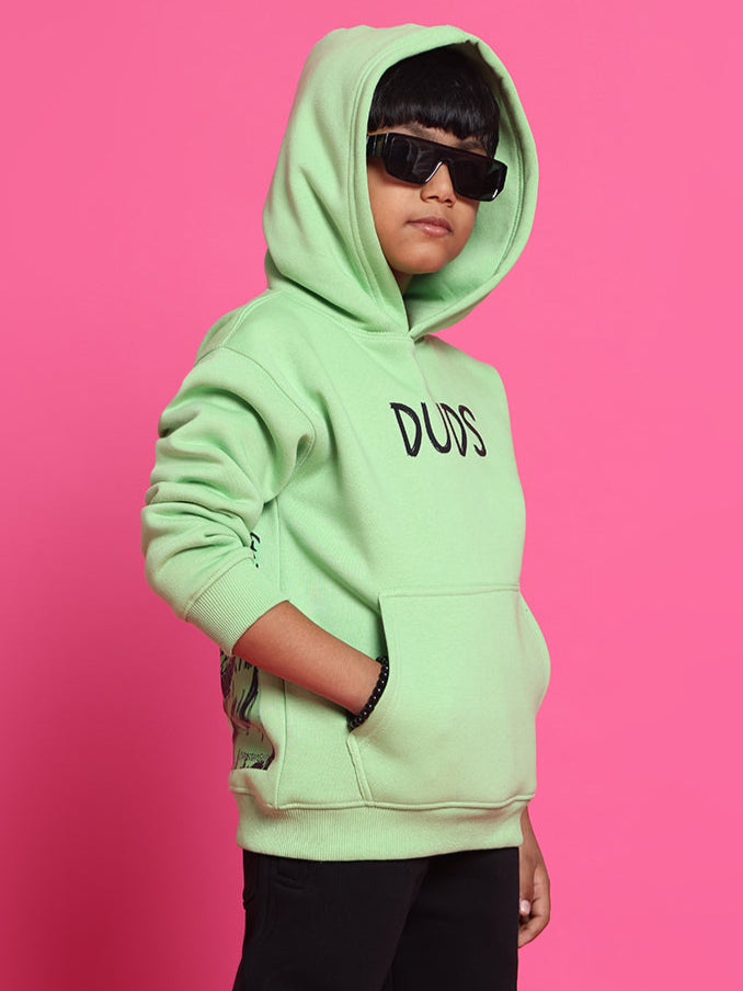 ROOAR OVERSIZED HOODIE BOYS & GIRLS (NEON GREEN)