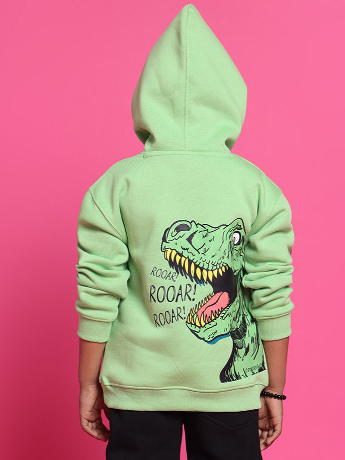 ROOAR OVERSIZED HOODIE BOYS & GIRLS (NEON GREEN)