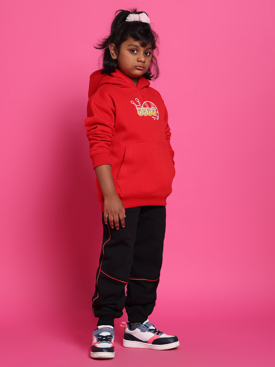 SNAIL CO-ORD FOR BOYS & GIRLS (RED-BLACK)