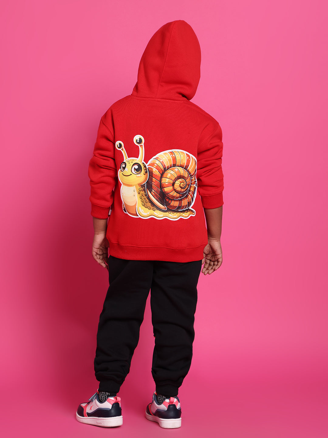 SNAIL CO-ORD FOR BOYS & GIRLS (RED-BLACK)