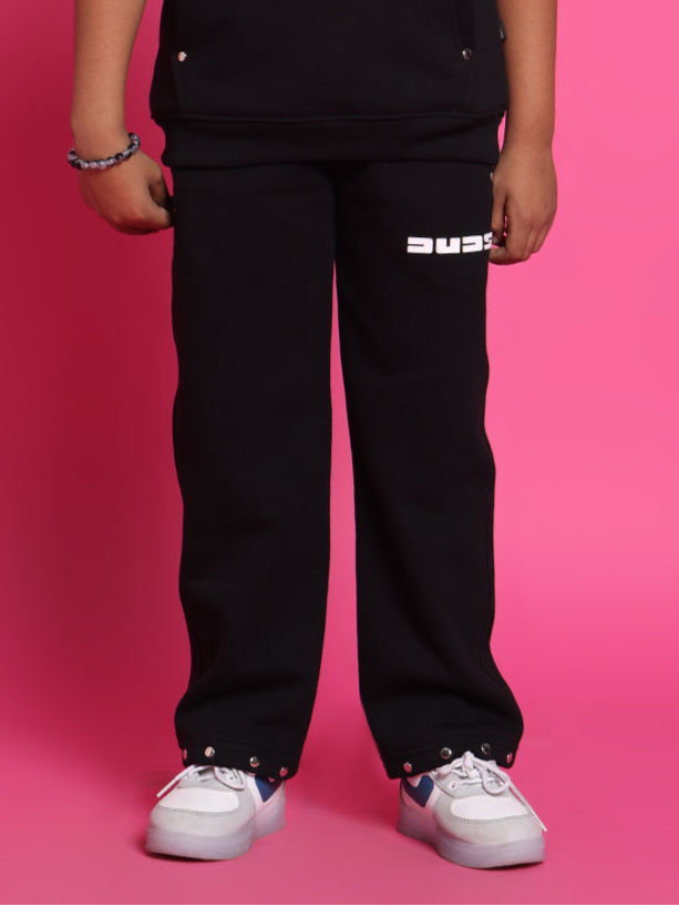 SHOOTER FLEECE PANT FOR BOYS & GIRLS (BLACK)