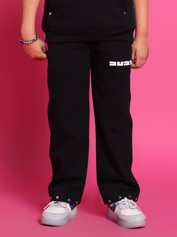 SHOOTER FLEECE PANT FOR BOYS & GIRLS (BLACK)