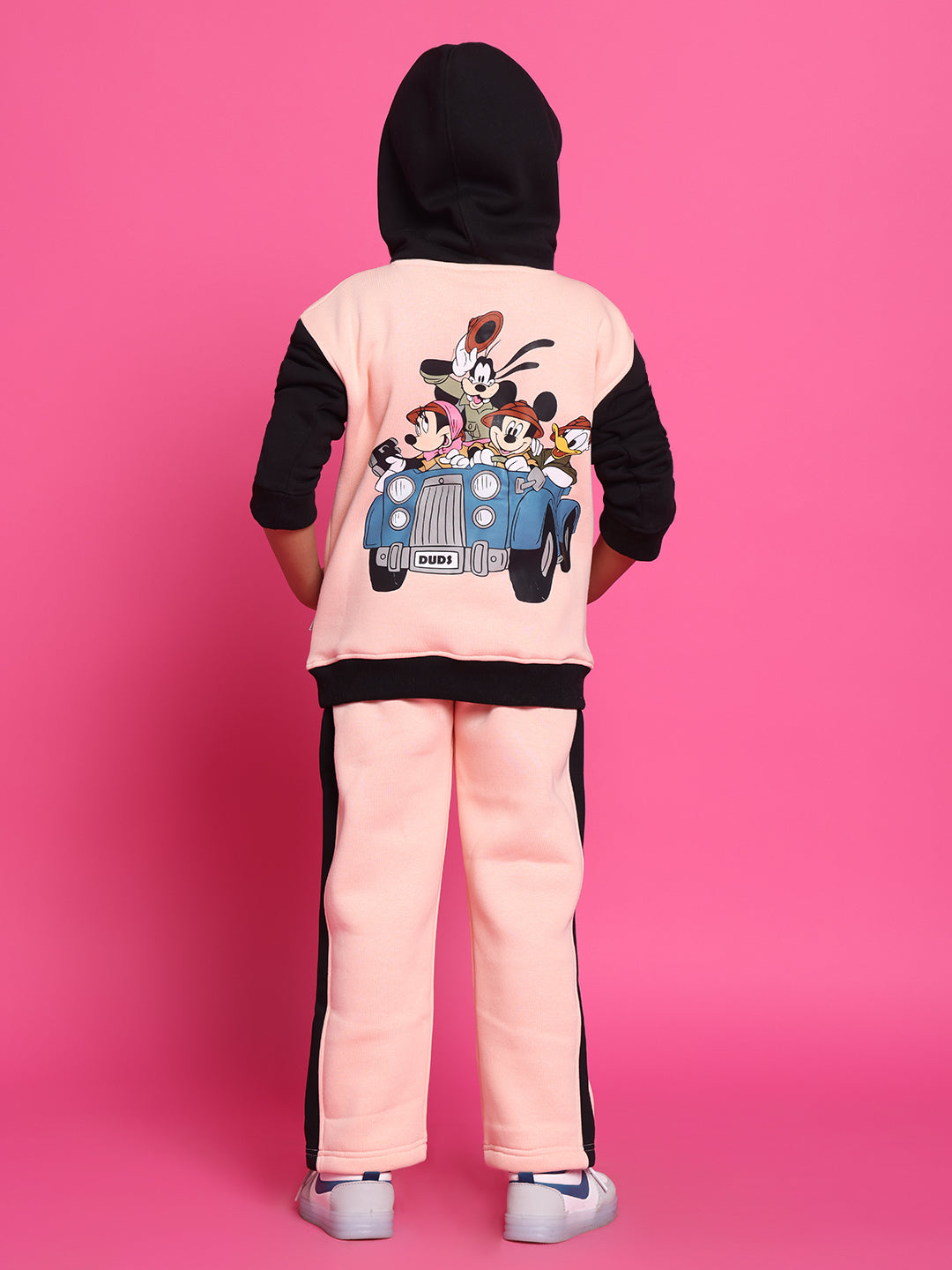 CLUB HOUSE CO-ORD FOR BOYS & GIRLS (BLACK-BEIGE)