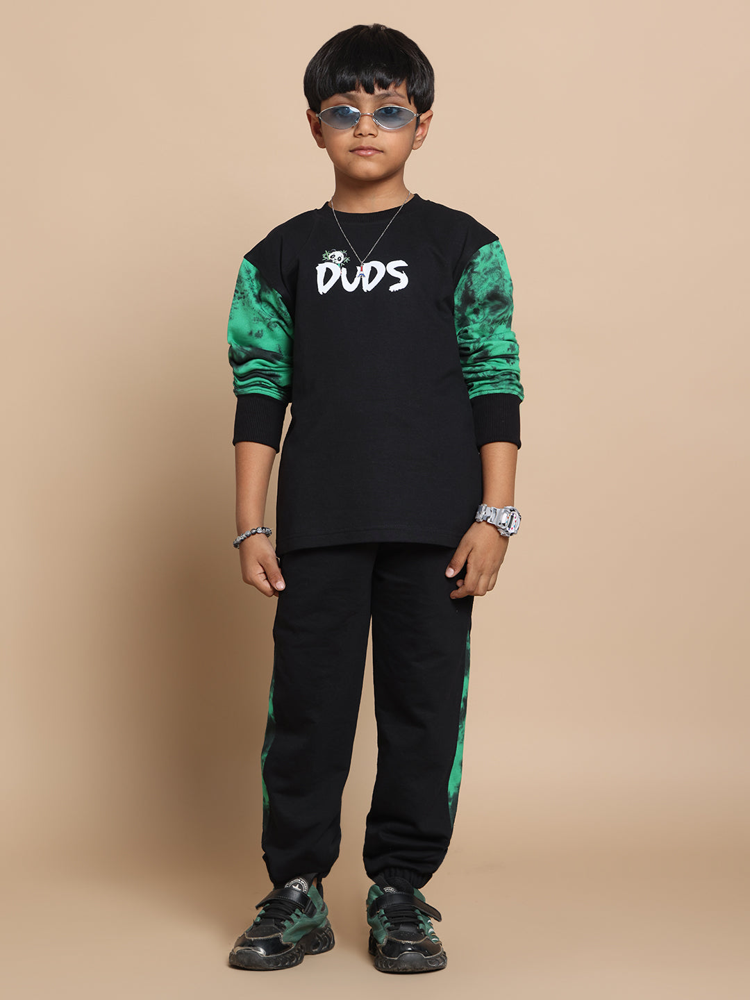 PANDA CO-ORD FOR BOYS & GIRLS (BLACK)