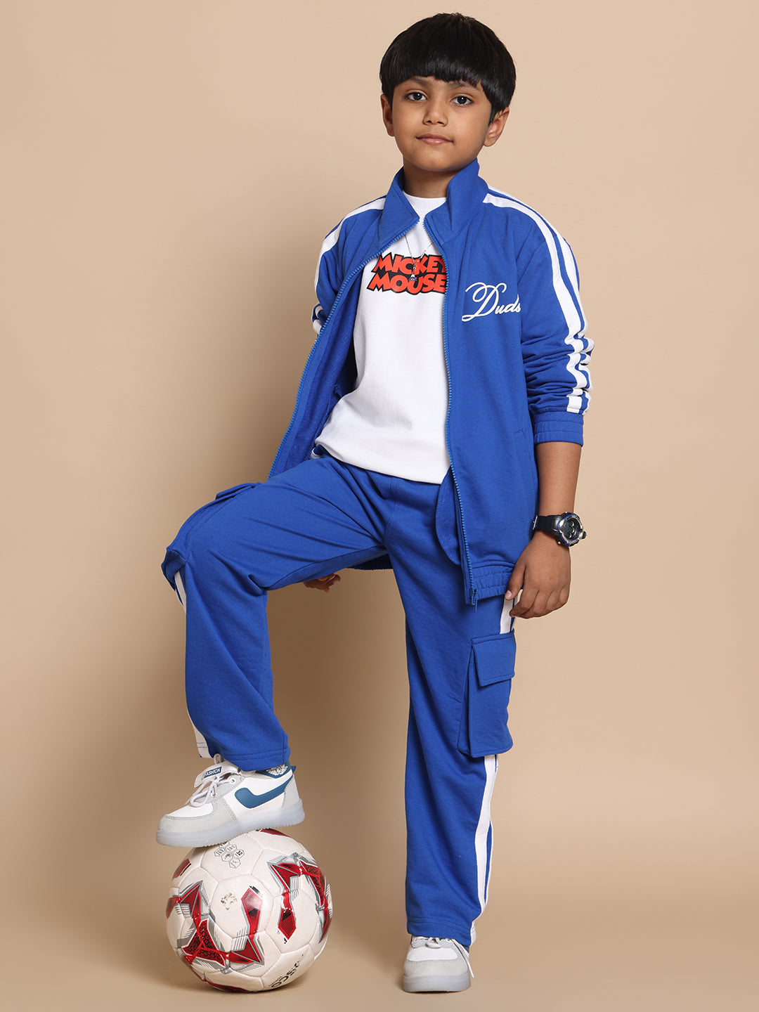 SCOTIA STRIPE JOGGERS FOR BOYS & GIRLS (ROYAL BLUE)