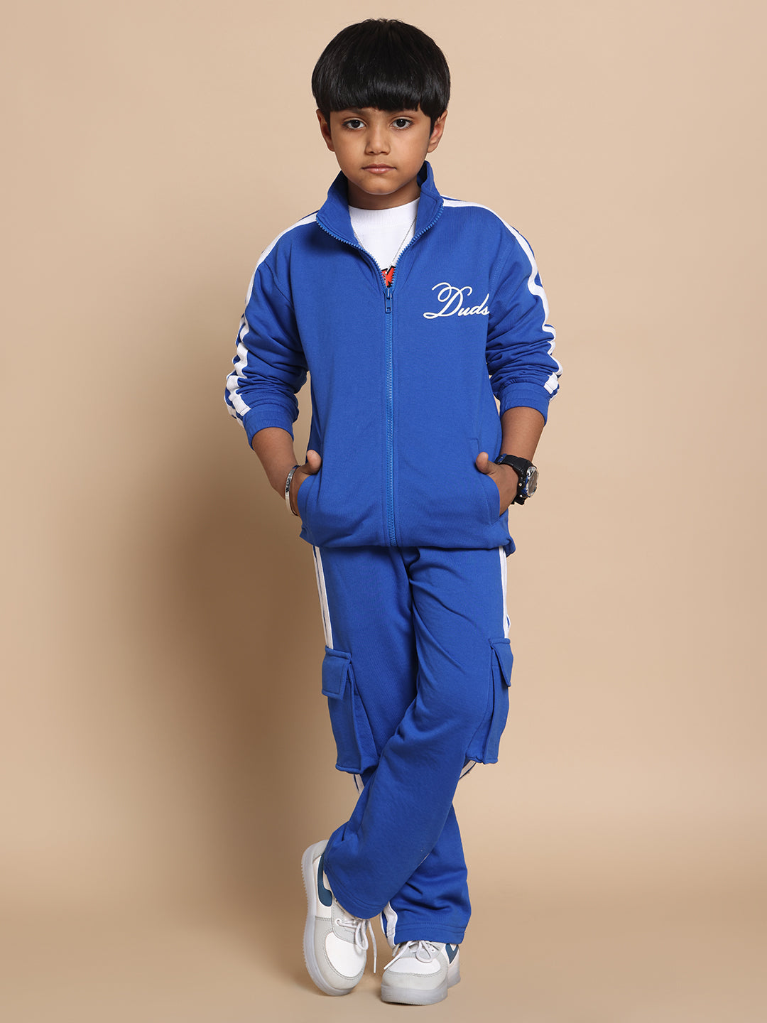 SCOTIA STRIPE JOGGERS FOR BOYS & GIRLS (ROYAL BLUE)