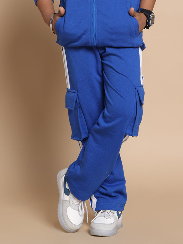 SCOTIA STRIPE JOGGERS FOR BOYS & GIRLS (ROYAL BLUE)