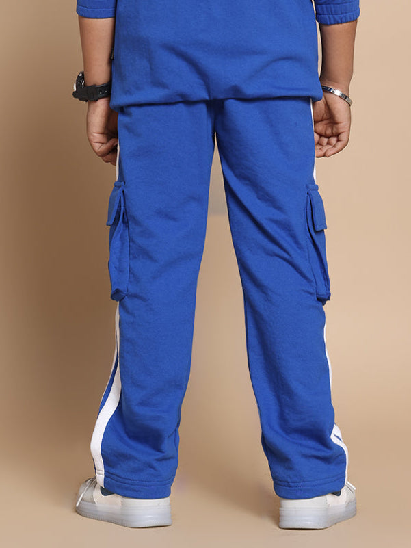 SCOTIA STRIPE JOGGERS FOR BOYS & GIRLS (ROYAL BLUE)