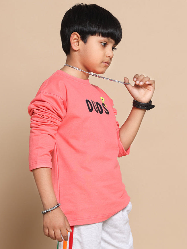 LITTLE THINGS OVERSIZED SWEATSHIRT BOYS & GIRLS (PEACH)