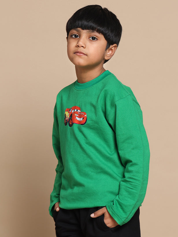 FORMULA 1 OVERSIZED SWEATSHIRT BOYS & GIRLS (GREEN)