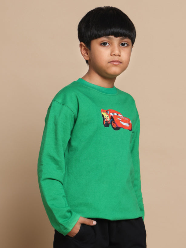 FORMULA 1 OVERSIZED SWEATSHIRT BOYS & GIRLS (GREEN)