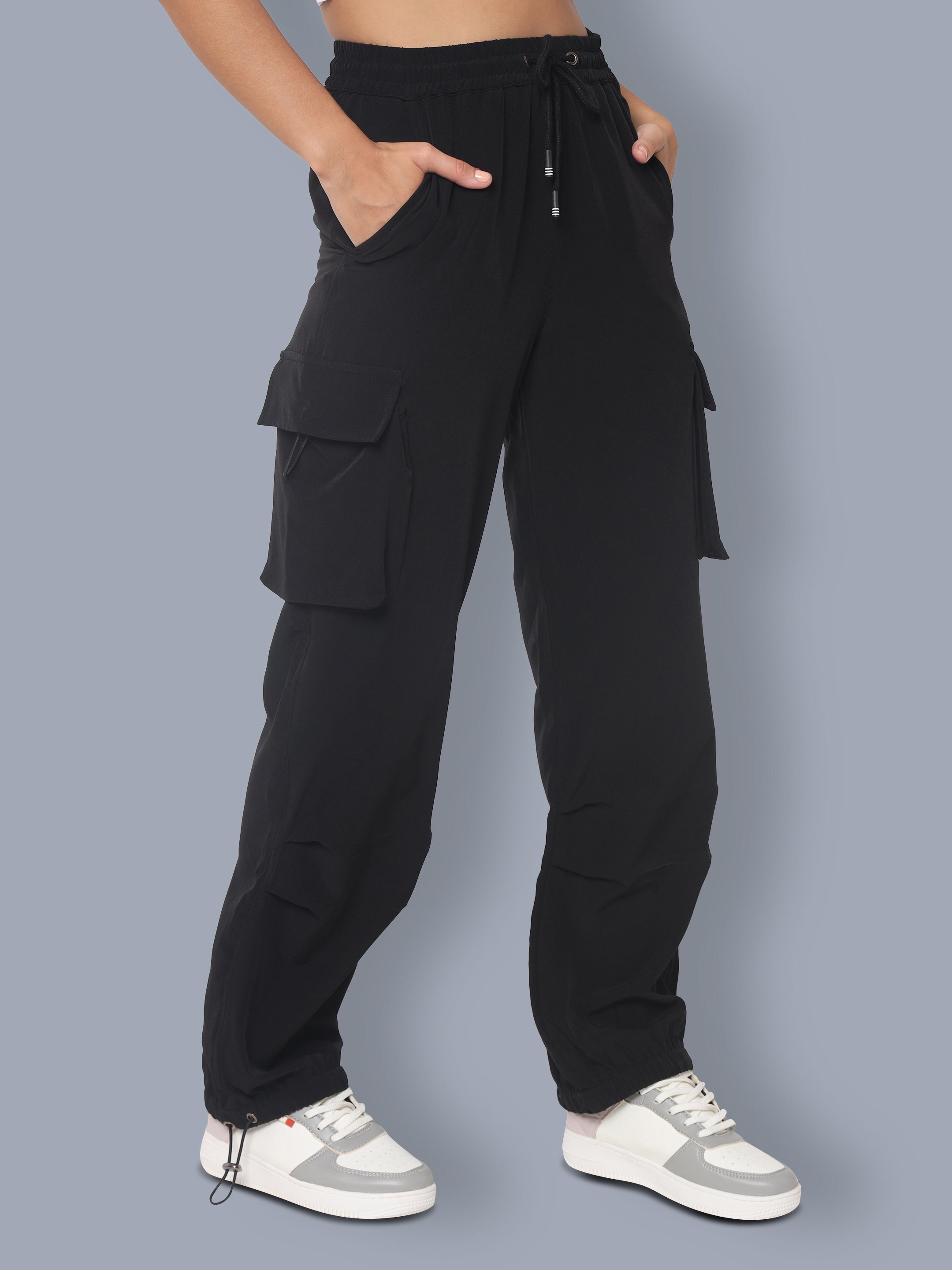 TACTICAL CARGO JOGGERS (BLACK)