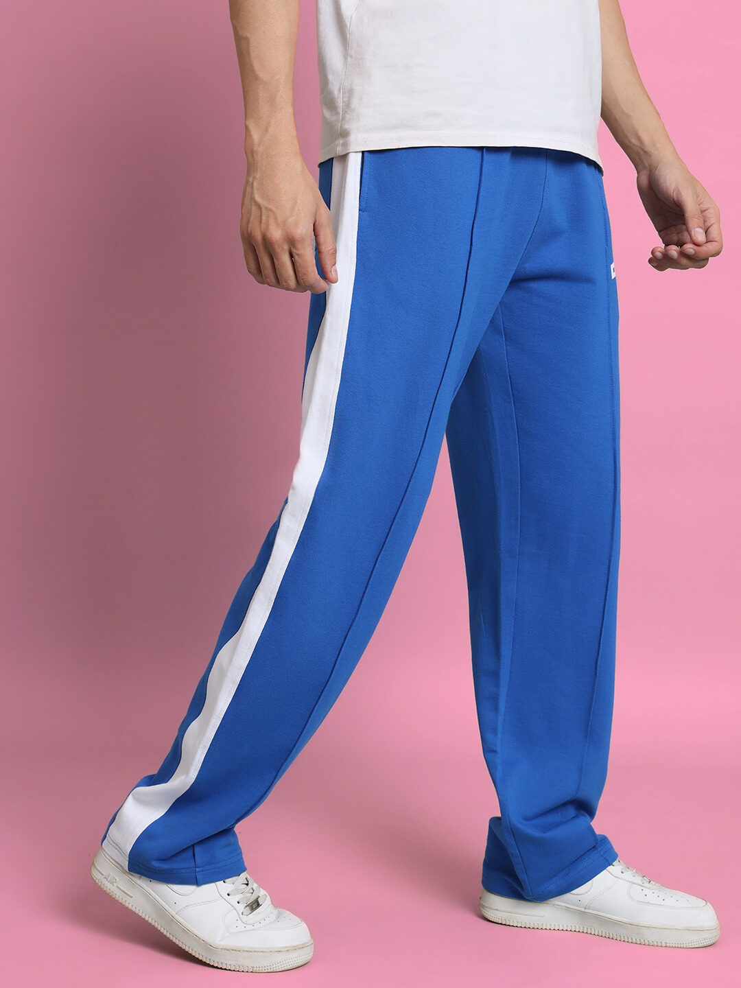 SIDE SEAM PLATED JOGGERS (ROYAL BLUE)