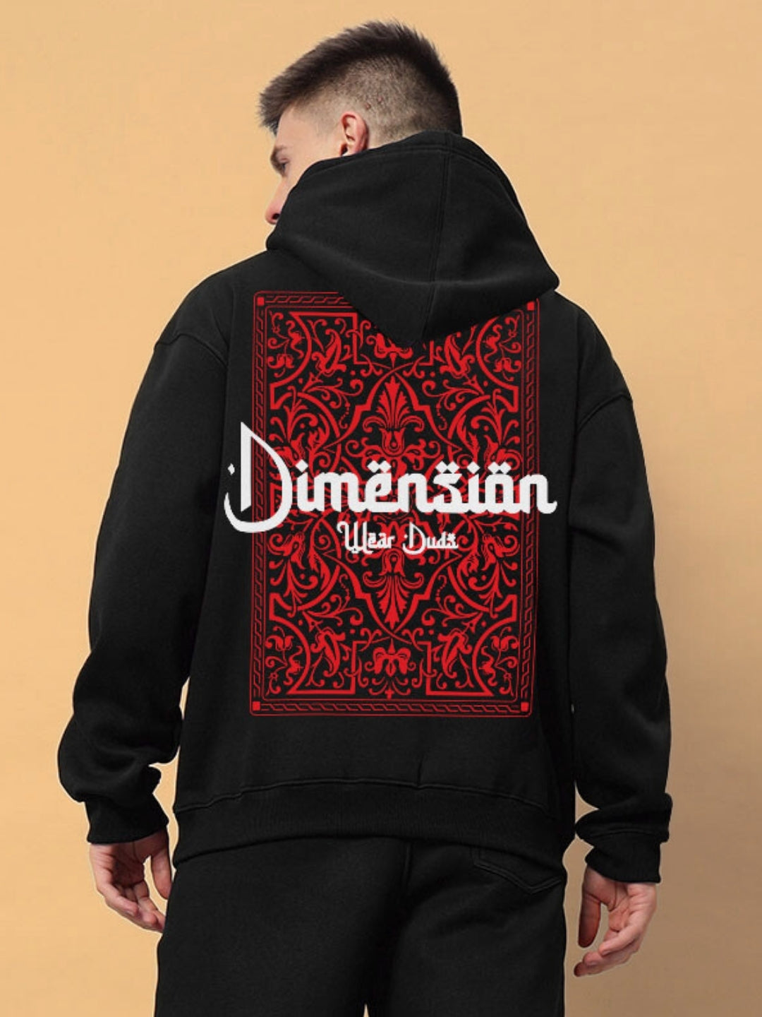 DIMENSION FLEECE HOODIE (BLACK)