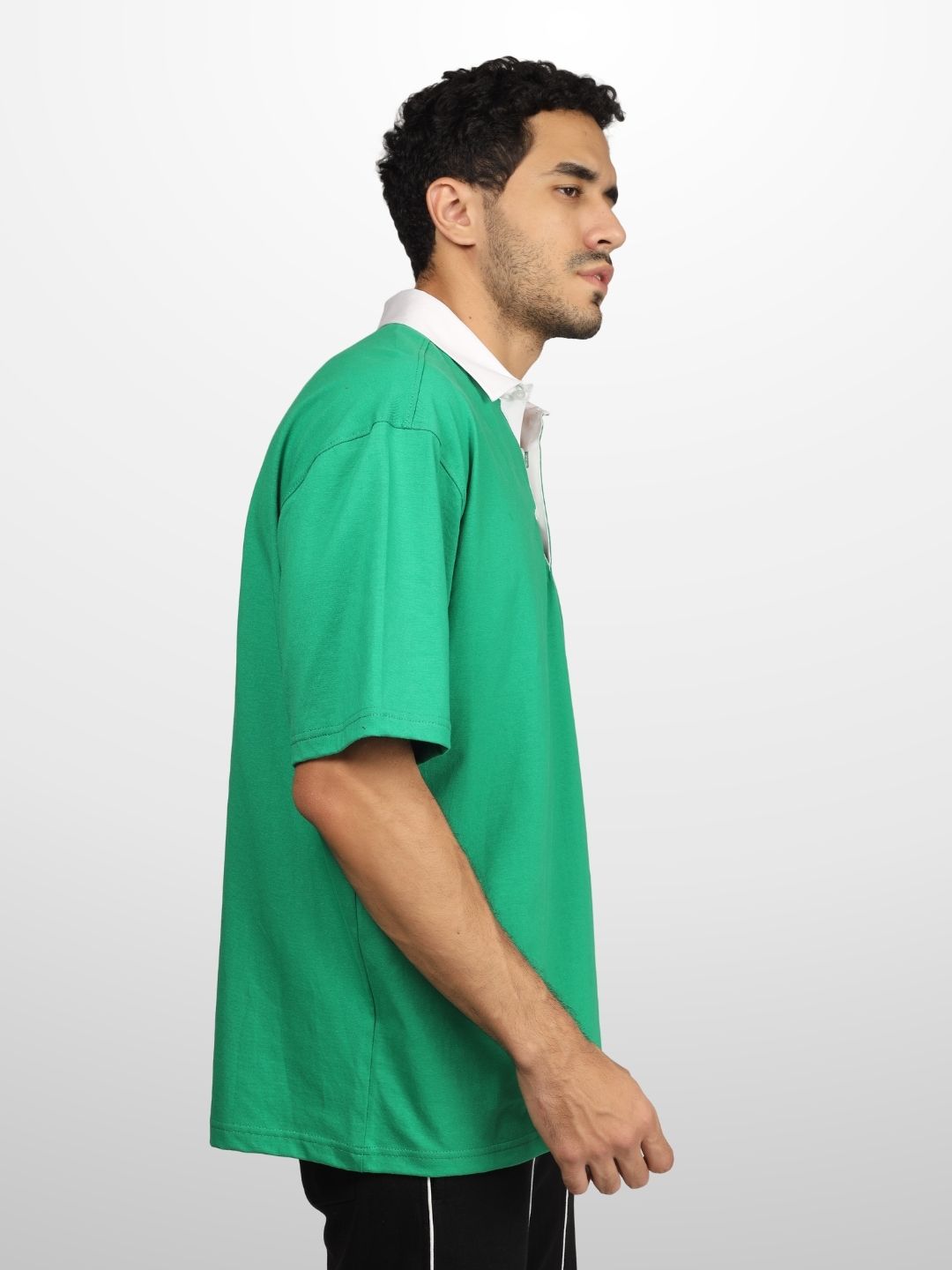 Green Oversized Polo T-Shirt - Wearduds