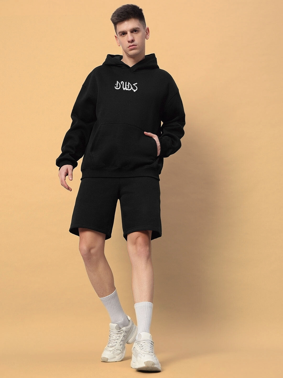 DIMENSION FLEECE HOODIE (BLACK)