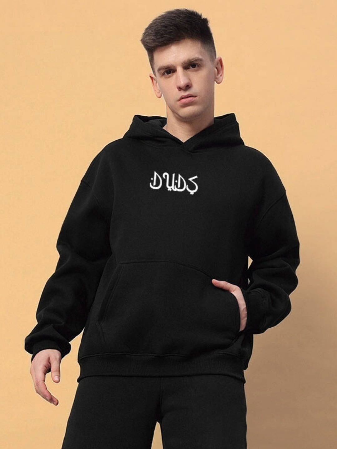 DIMENSION FLEECE HOODIE (BLACK)