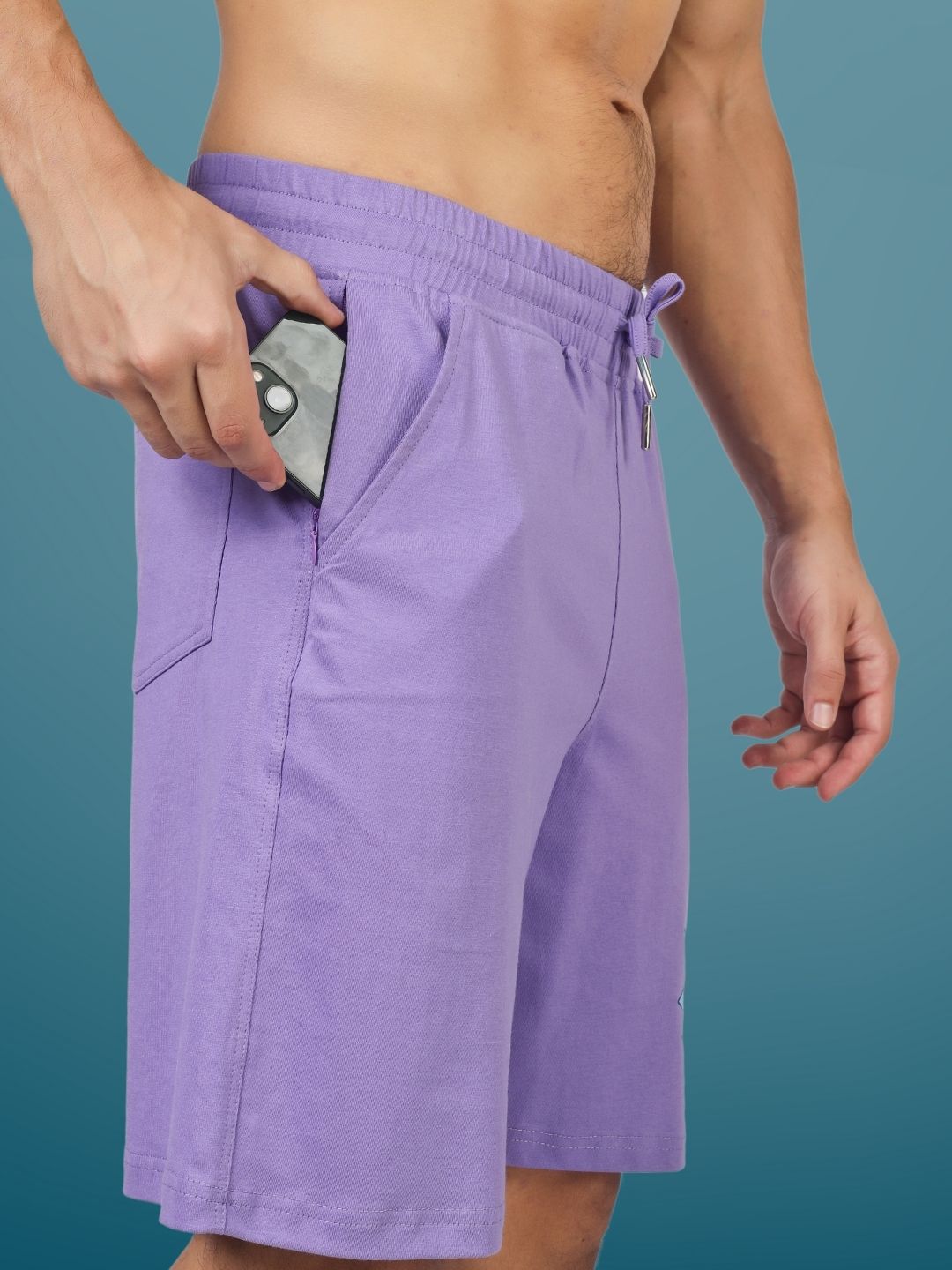 Morty-Fied Regular Fit Shorts (Lavender) - Wearduds