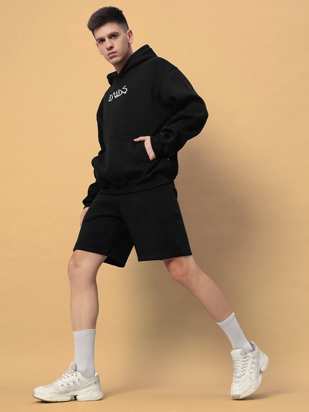 Dimension Fleece Co-Ord (Black)