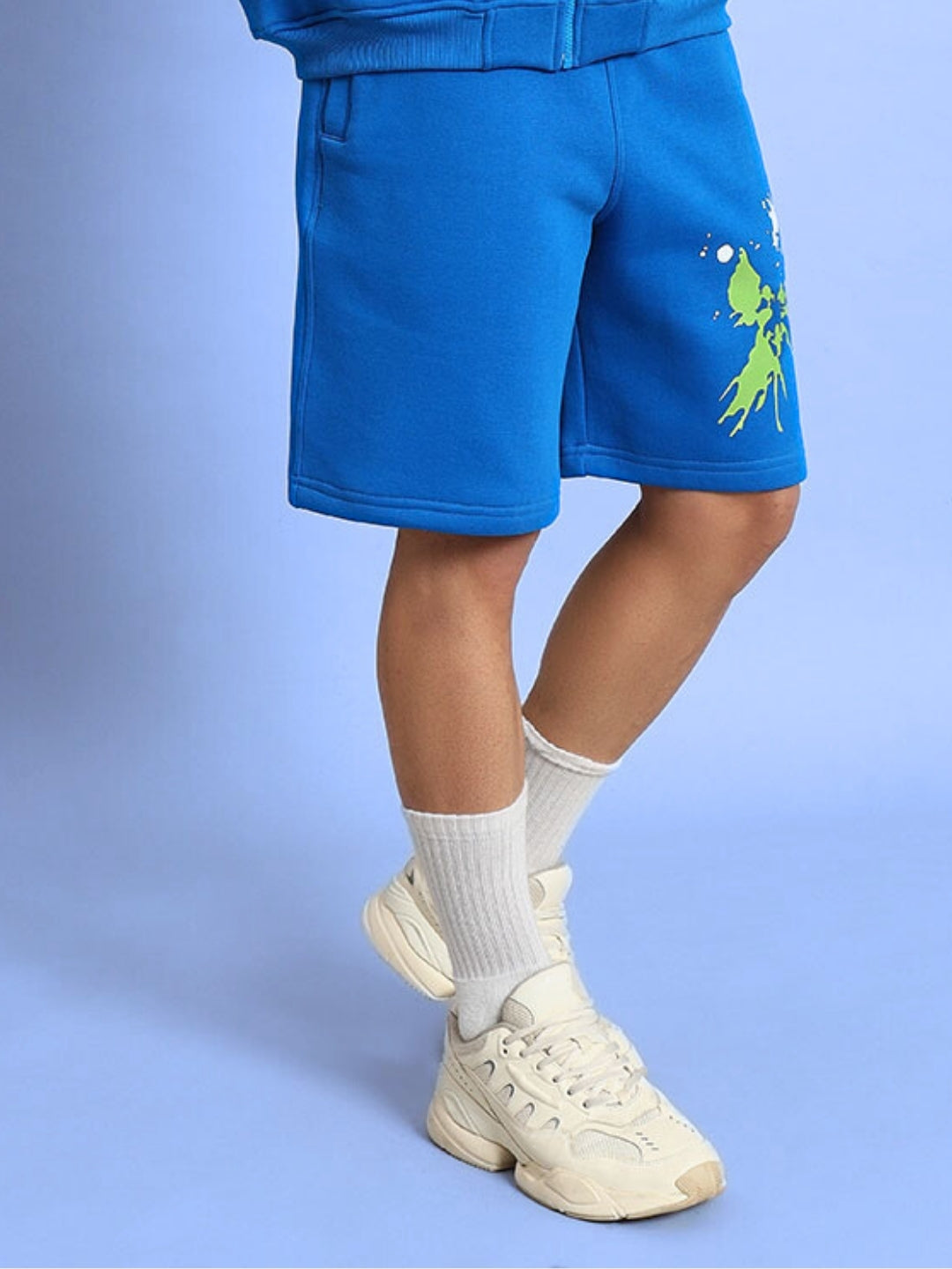 No Drama Fleece Shorts (R Blue)