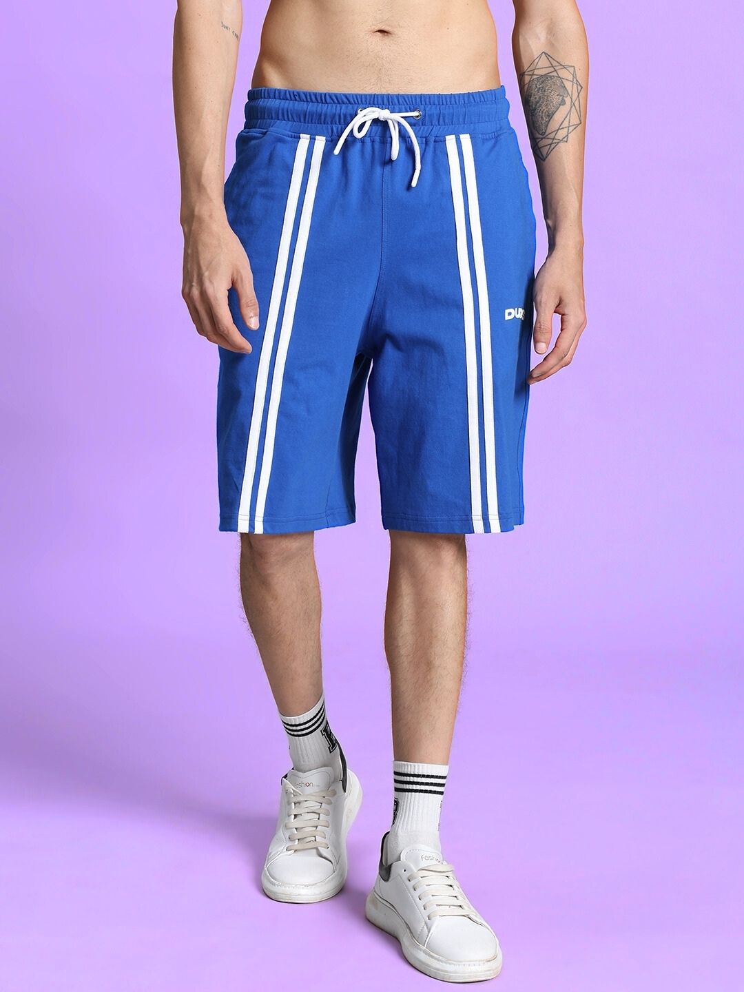 OUTLOOK SUMMER CO-ORD SHORTS SET (R BLUE)