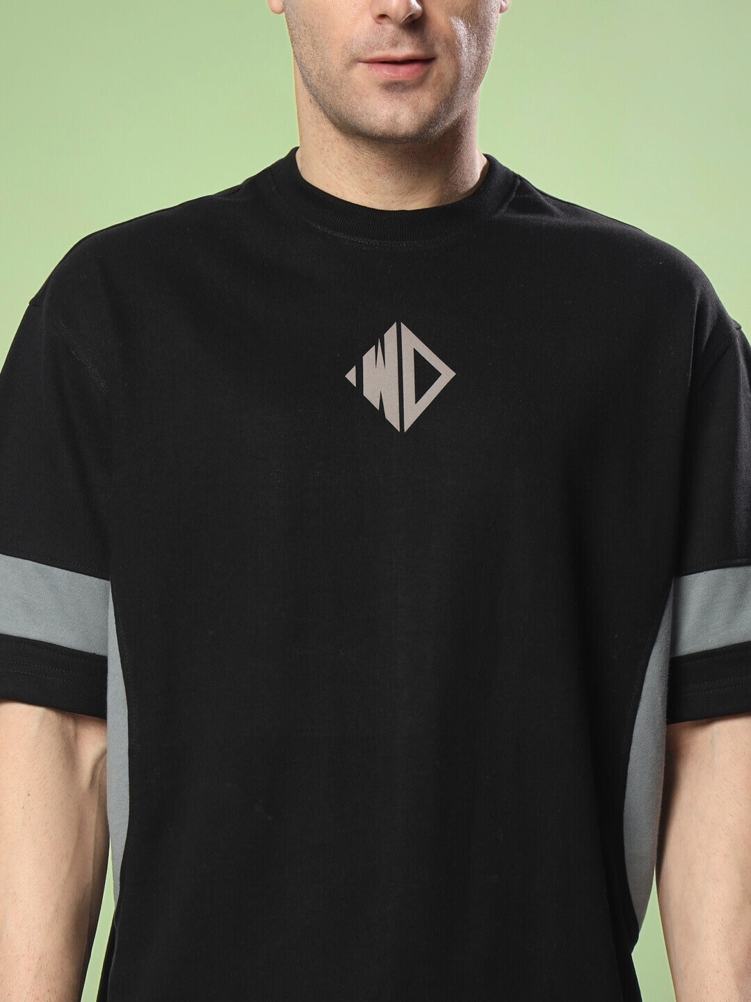 WD Gorbcore Oversized T-Shirt (Black-Grey)