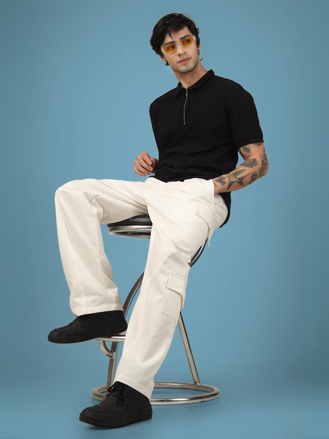 6 Pocket Cargo Pant White