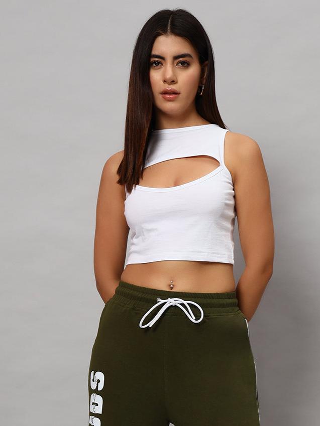 Blink Crop-Top (White)