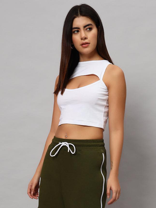 Blink Crop-Top (White)