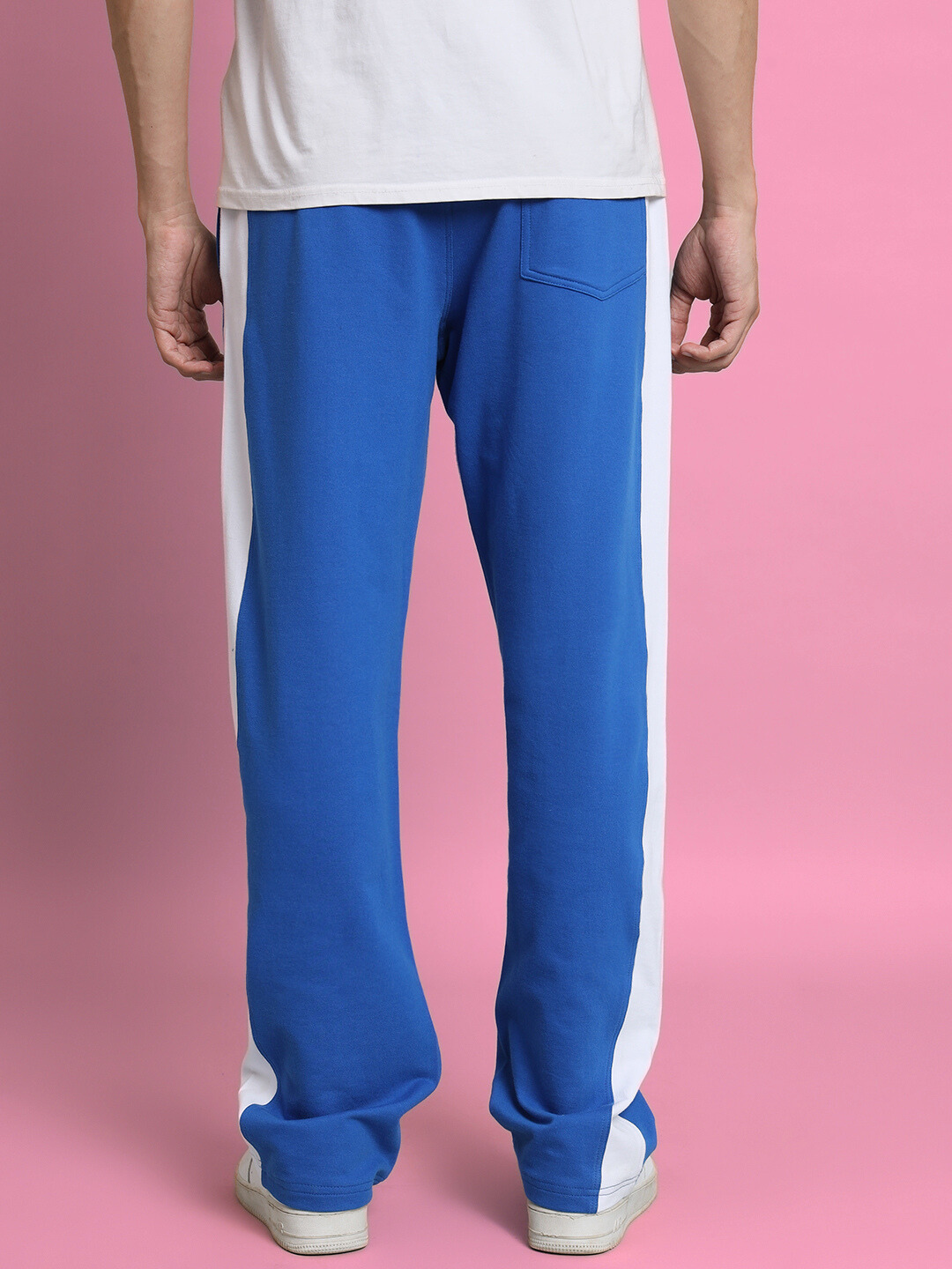 SIDE SEAM PLATED JOGGERS (ROYAL BLUE)