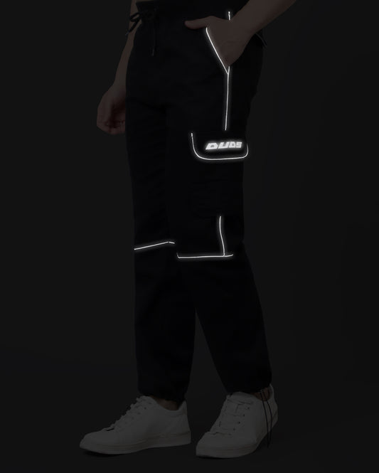 copy of black duds cargo track pant