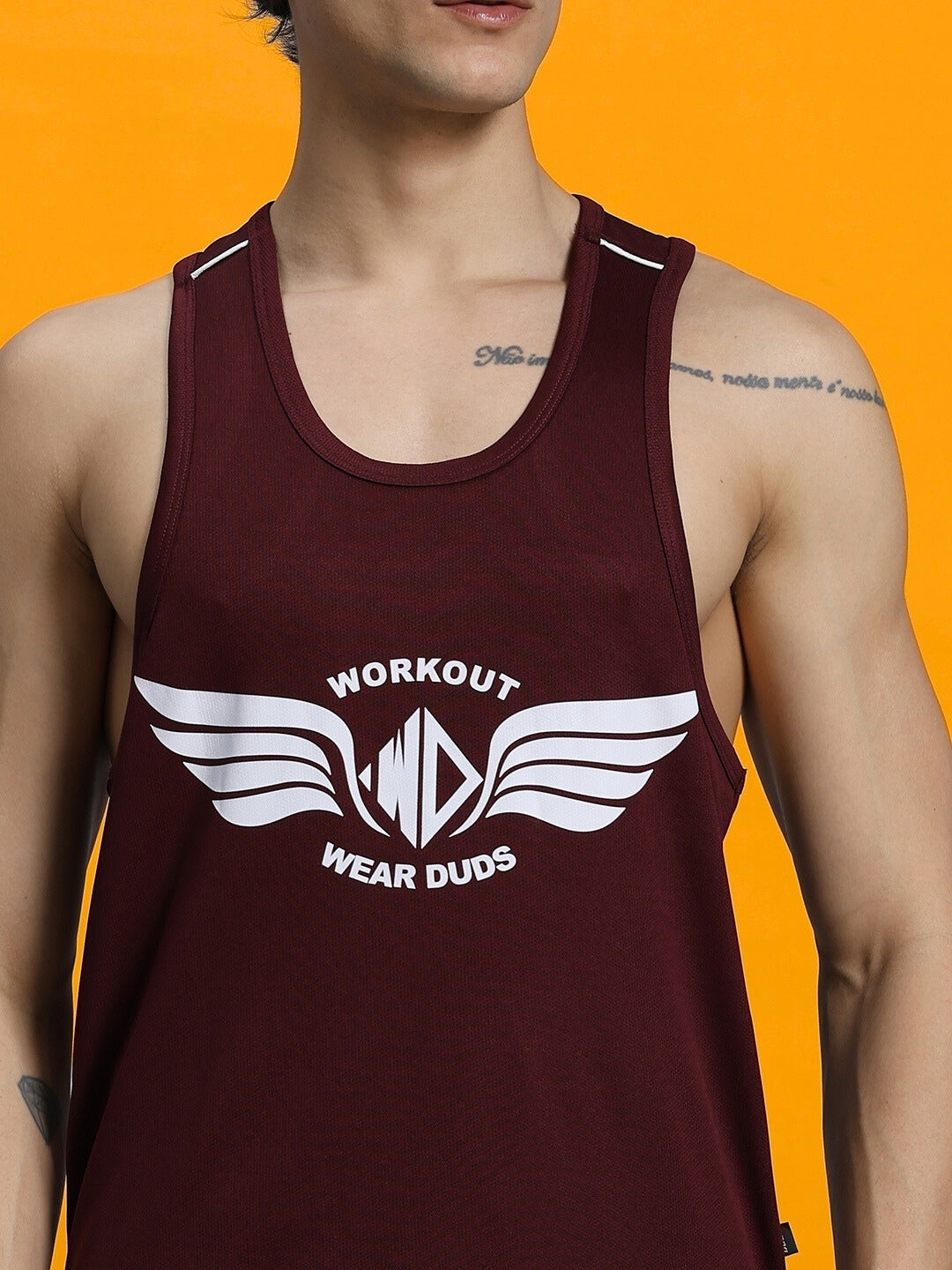 WD Wings Gym T-Shirt (Maroon)