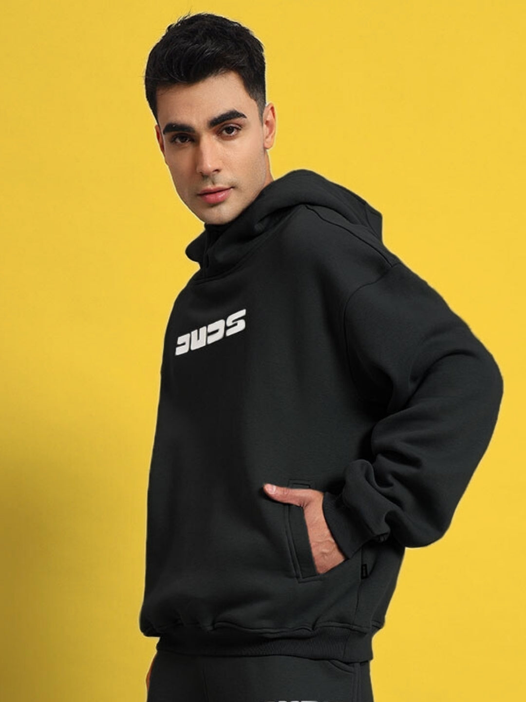 SHOOTER FLEECE HOODIE (BLACK)