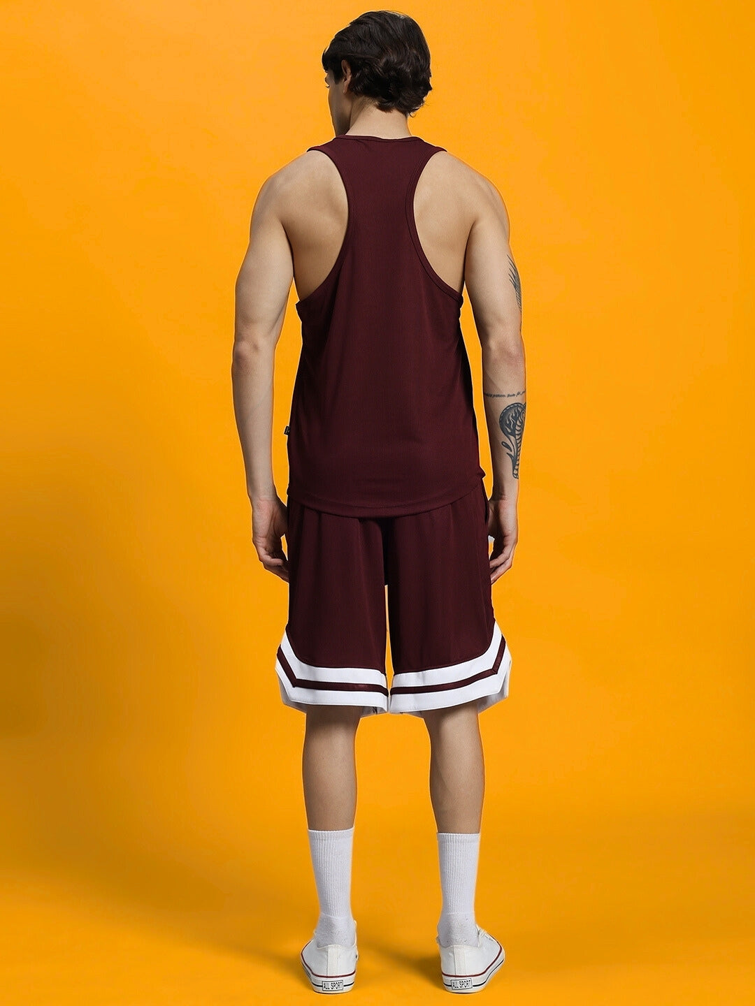 WD WINGS GYM CO-ORD SET (MAROON)