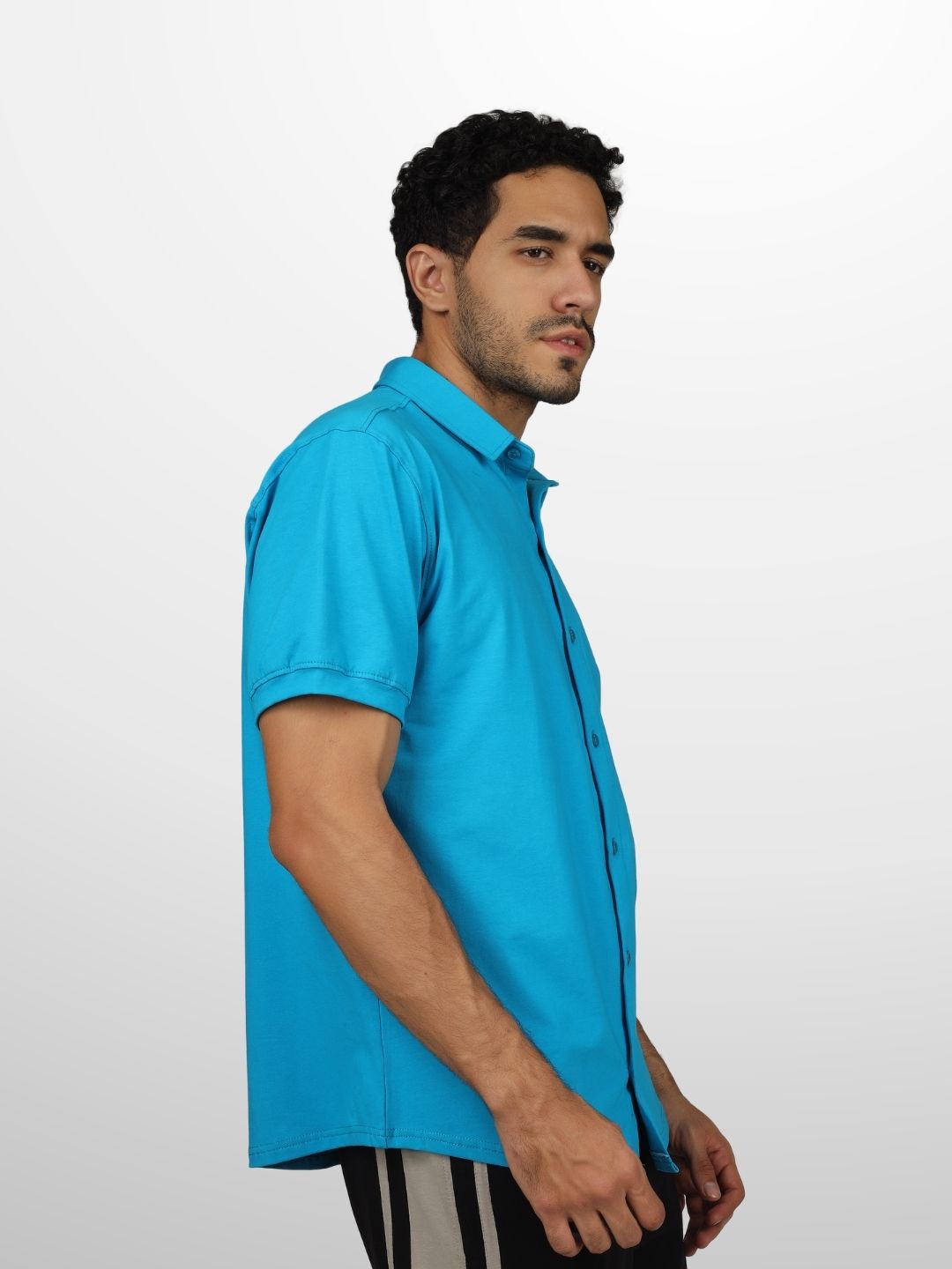 Noir Turquoise Blue Shirt - Wearduds