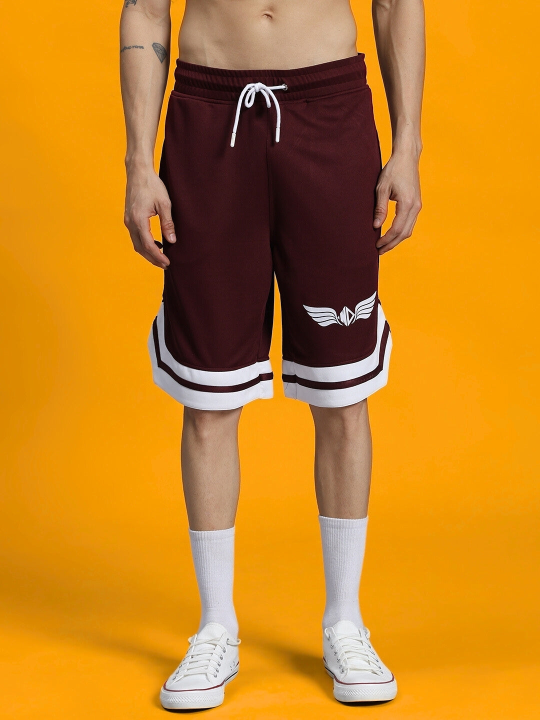 WD WINGS GYM CO-ORD SET (MAROON)