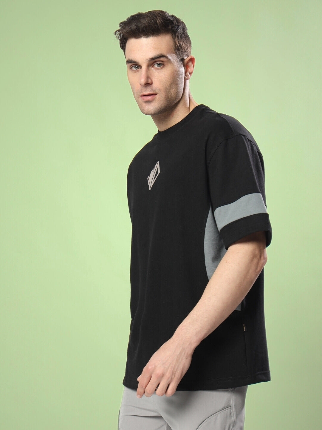 WD Gorbcore Oversized T-Shirt (Black-Grey)