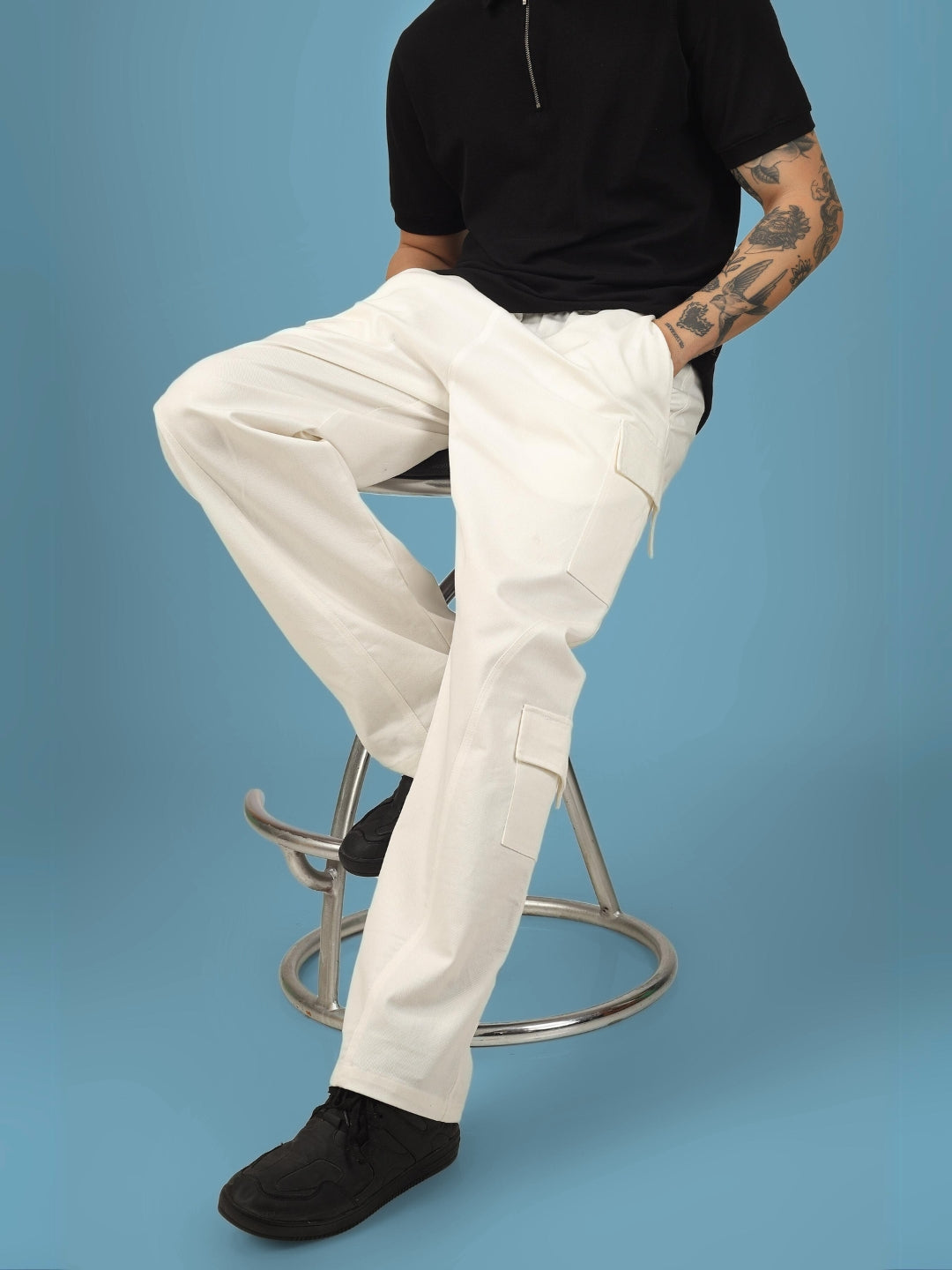 6 Pocket Cargo Pant White