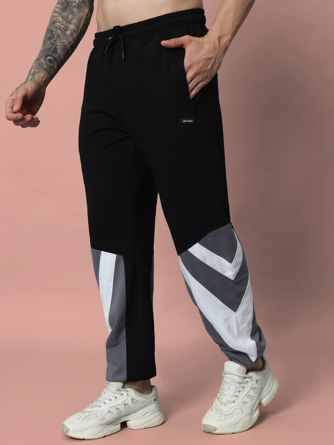 DUDS DRAPE RELAXED FIT JOGGERS (BLACK)