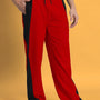 REVIVE SIDE CONTRAST JOGGERS (RED-BLACK)