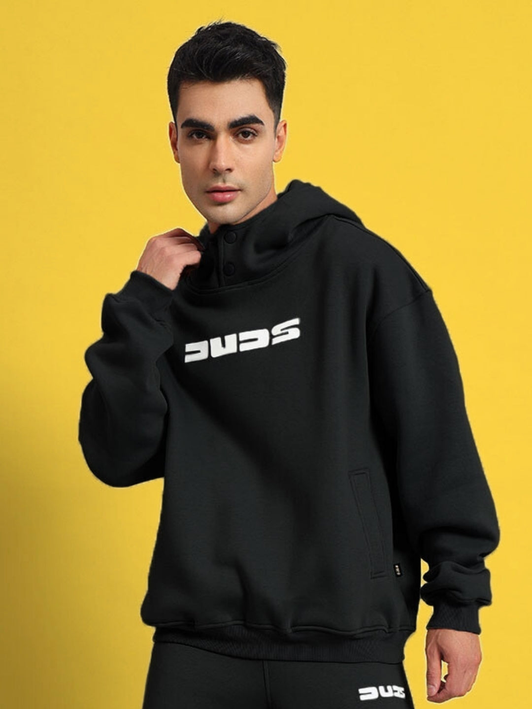 SHOOTER FLEECE HOODIE (BLACK)