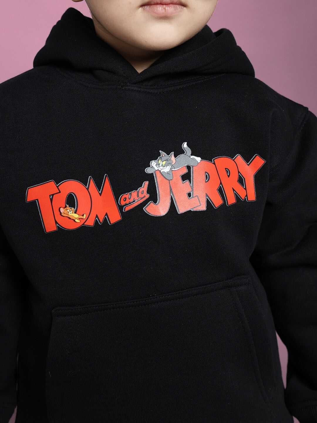 TOM & JERRY CO-ORD FOR BOYS & GIRLS (BLACK)