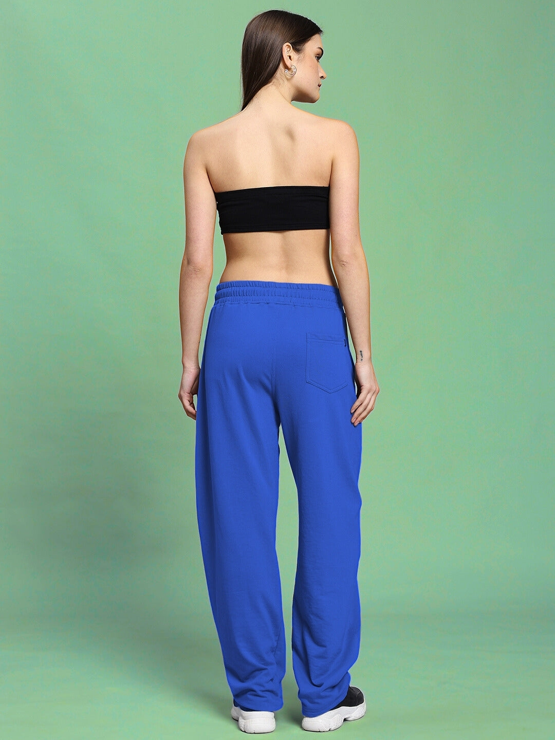 WOMEN'S LIA CO-ORD SET (BLACK-R BLUE)