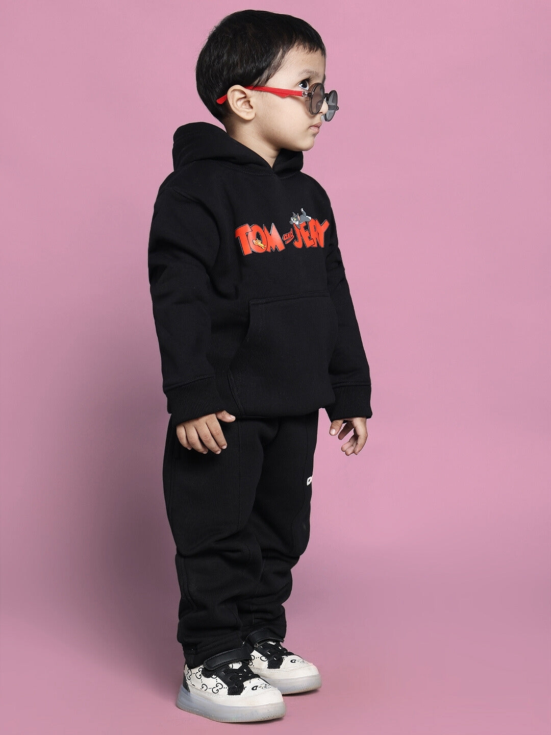 TOM & JERRY CO-ORD FOR BOYS & GIRLS (BLACK)