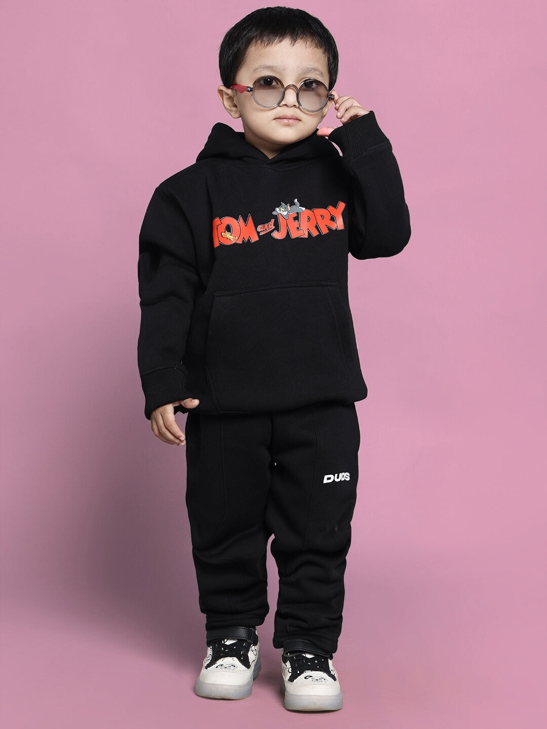 TOM & JERRY CO-ORD FOR BOYS & GIRLS (BLACK)